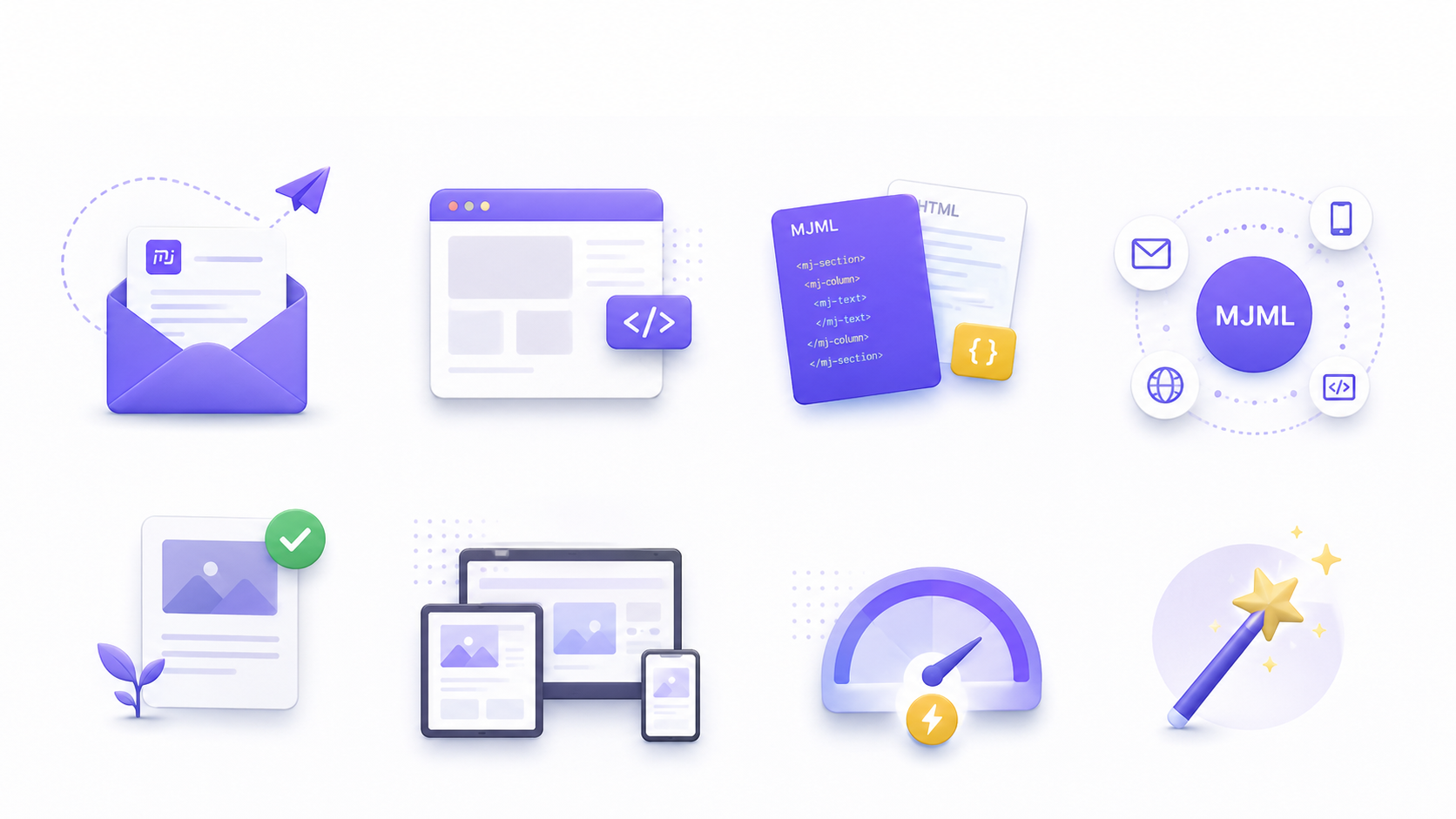 How to Build a Scalable Email Template System with MJML & Nunjucks – Illustrations